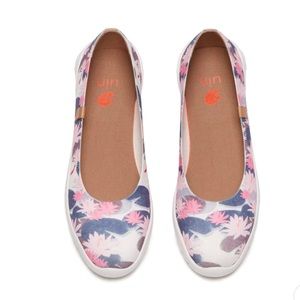BRAND NEW Uin footwear Women ballet flat - Monet The Water-Lily Pond V1 Menorca